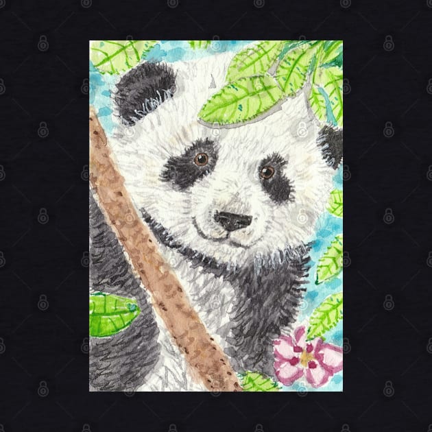 Baby Panda  bear by SamsArtworks